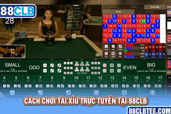 Cách chơi tài xỉu trực tuyến tại 88clb