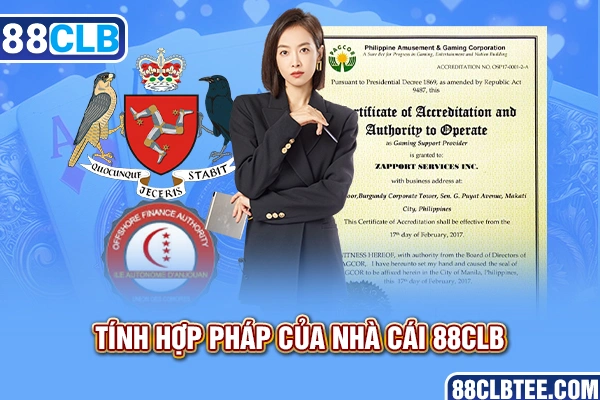 Tính hợp pháp của nhà cái 88clb